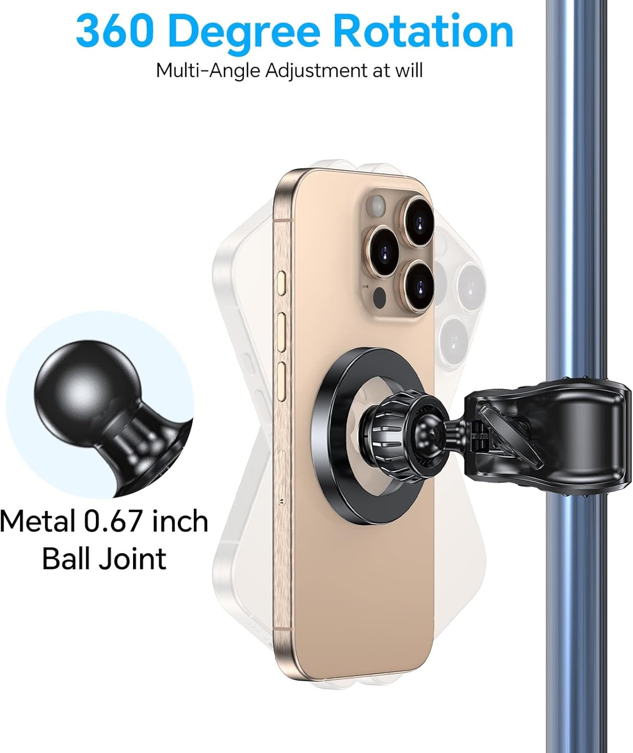 Gym Magnetic Phone Holder Mount TCC31 - Image 2