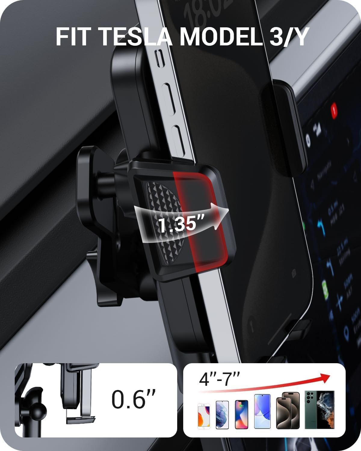 Universal Phone Holder for Tesla TCC42 - Image 4