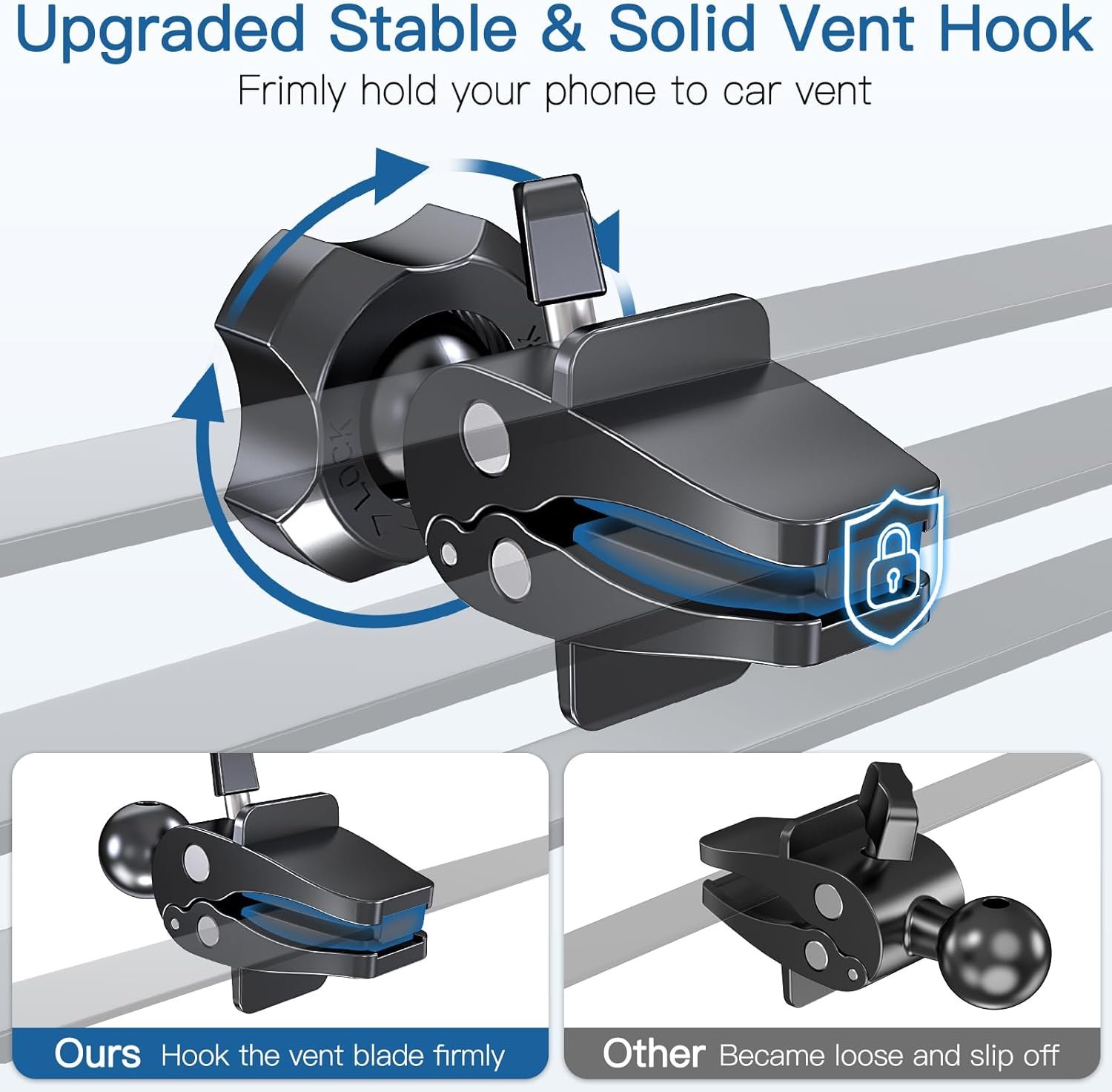 Air Vent Cell Phone Stand Car Mount TCC 61 - Image 2